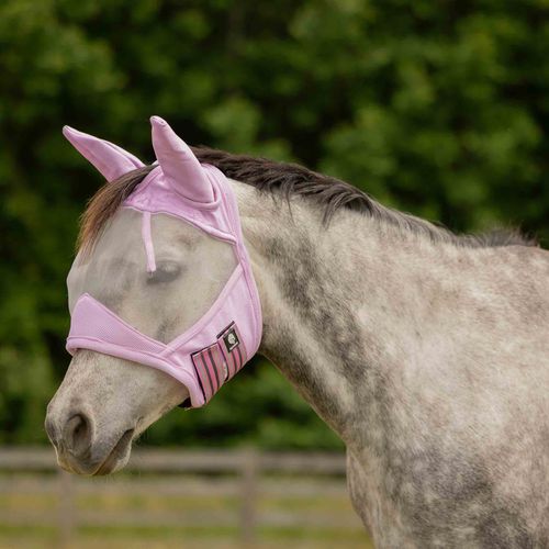 Equinavia Algard Soft Mesh Fly Mask - Sweet Pink