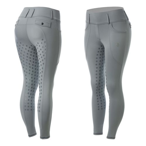 Equinavia Women's Linnea Compression Full Seat Tights - Slate Grey