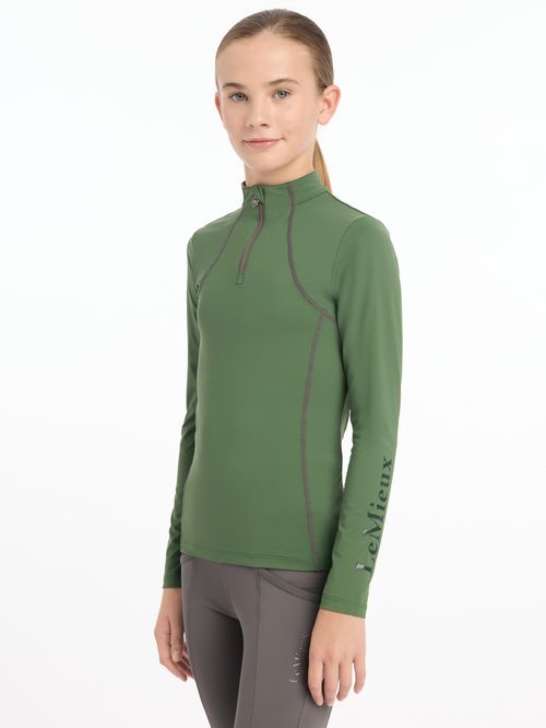 LeMieux Kids' Young Rider Base Layer - Hunter Green