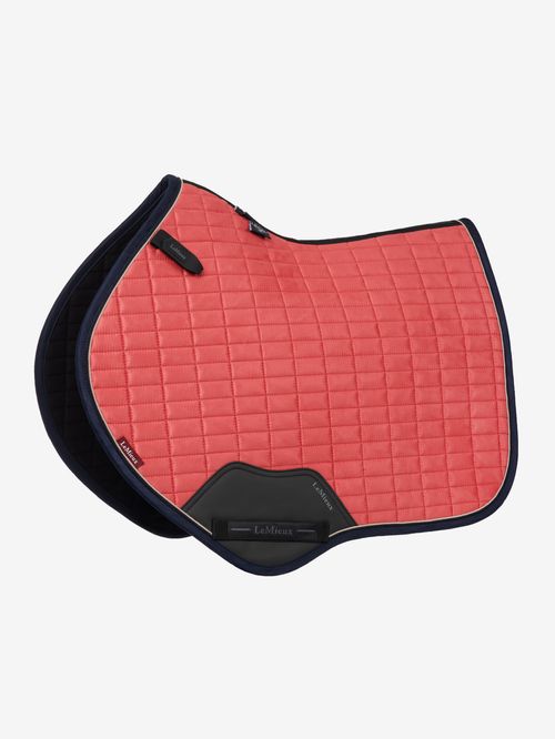 LeMieux Suede Close Contact Square - Cranberry