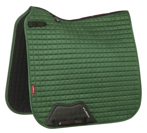 LeMieux Suede Dressage Square - Hunter Green