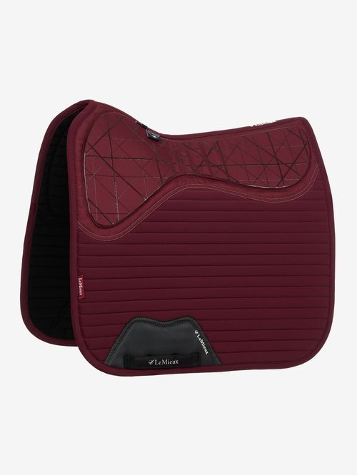 LeMieux Soft Shell Anti Slip Dressage Square - Burgundy