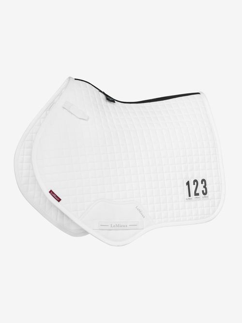 LeMieux Cotton Close Contact Competition Square - White