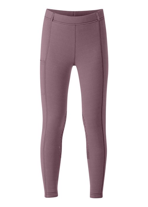Kerrits Kids' Power Stretch Knee Patch Pocket Tight - Rose