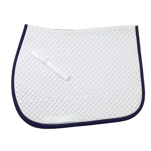BARN BUSTER: Ovation Pro Mini Quilt Jumping Pad - One Size - White/Navy