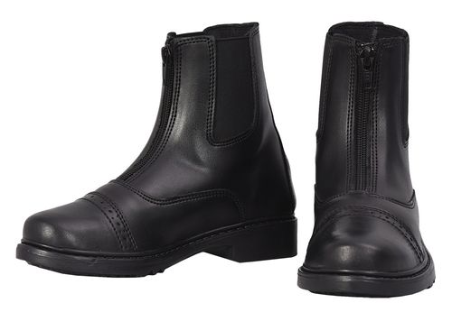 SALE RACK: TuffRider Kids' Starter Front Zip Paddock Boots - 10 - Black
