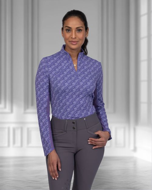 BARN BUSTER: Tredstep Women's Sligo Pro Long Sleeve Shirt - Large - Wisteria