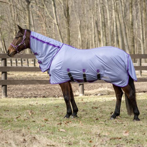 SALE RACK: TuffRider Comfy Plus Combo Neck Fly Sheet - 84 - Purple/Deep Purple