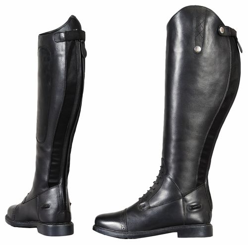 SALE RACK: TuffRider Women's Plus Rider Field Boots - 8 X Wide Short - Black