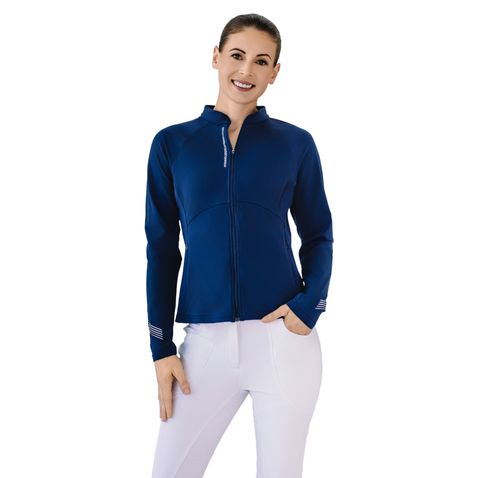 BARN BUSTER: Catago Women's Brett Zip Cardigan - Small - Navy