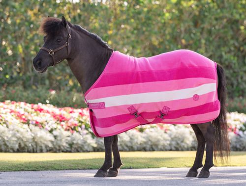 BARN BUSTER: Horseware Newmarket Petite Fleece Cooler - 33 - Witney Pink