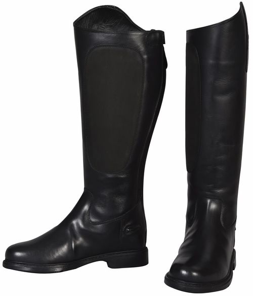 BARN BUSTER: TuffRider Women's Plus Rider Dress Boots - 8 Regular Short - Black