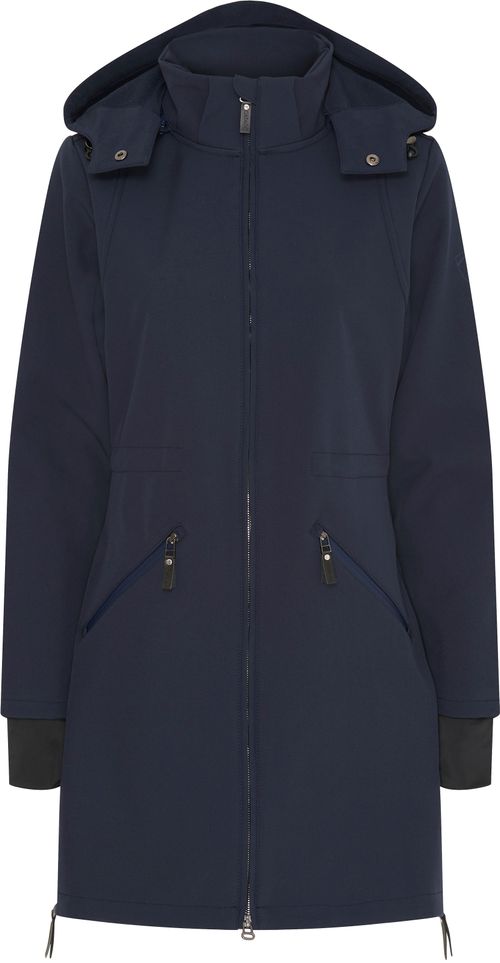 BARN BUSTER: Catago Women's Abby Long Soft Shell Jacket - Small - Navy