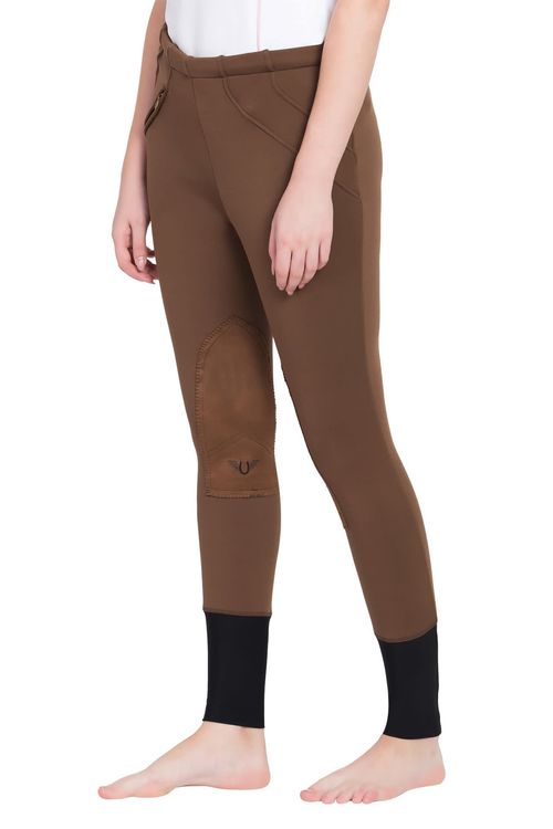 SALE RACK: TuffRider Women's Unifleece Pull-On Winter Breeches - 26 - Chocolate