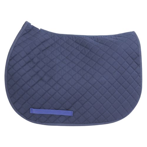 BARN BUSTER: TuffRider Basic Pony Saddle Pad - One Size - Navy