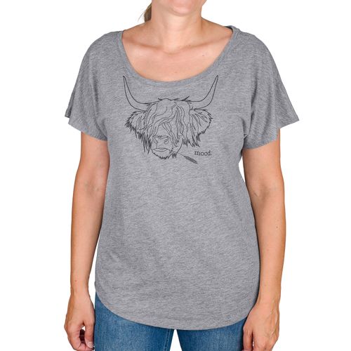 Centaur Ranch Women's USA Farm Short Sleeve Tee - Heather Gray Mood