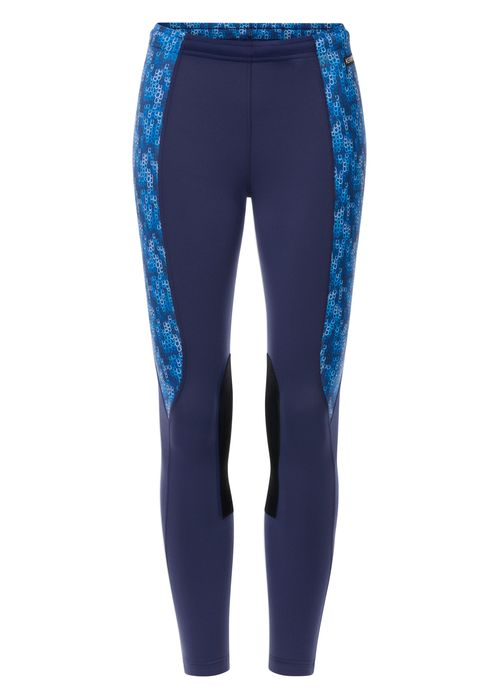 Kerrits Kids' Knee Patch Performance Tights - Regal/Oasis Lucky Cascade