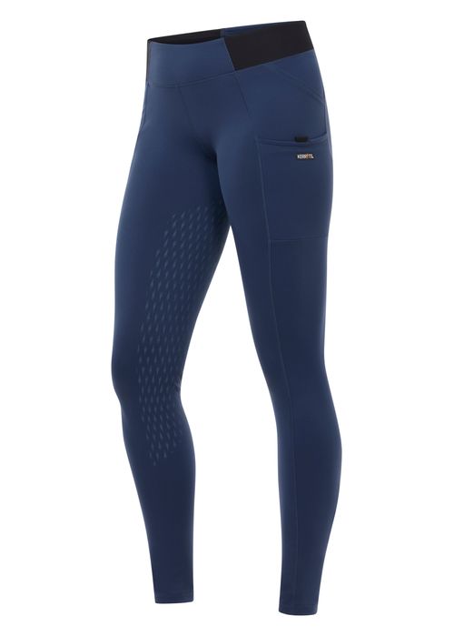 Kerrits Women's Solutions Full Leg Pocket Tights - Stormy Blue