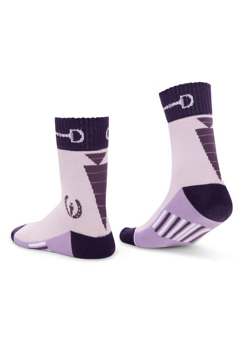 Kerrits Kids' Band Of Bits Paddock Socks - Lunar Lilac