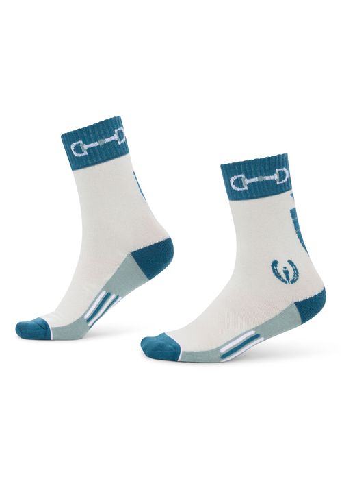 Kerrits Women's Band Of Bits Paddock Socks - Mist