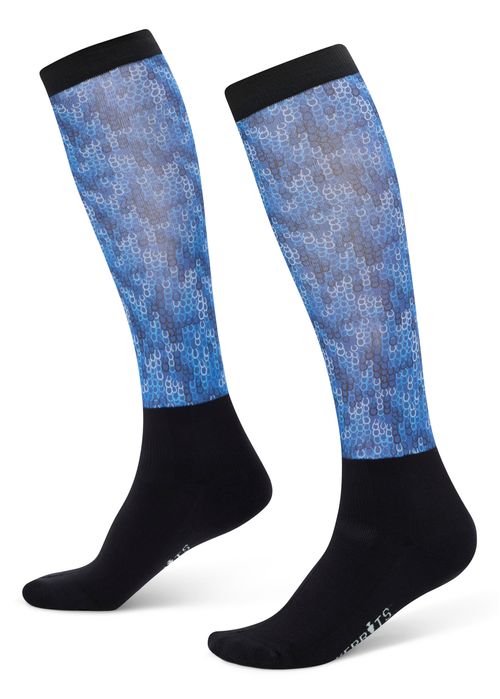 Kerrits Women's Dual Zone Boot Socks - Oasis Lucky Cascade