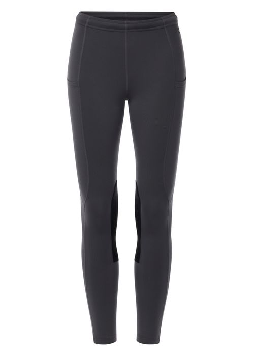 Kerrits Kids' Performance Knee Patch Pocket Tights - Carbon