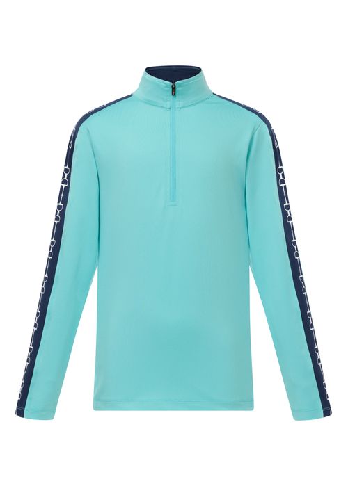 Kerrits Kids' Agility Solid Coolcore Long Sleeve Shirt - Turquoise