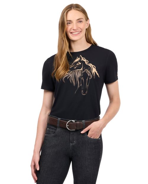Kerrits Women's Equine Embrace Tee - Black