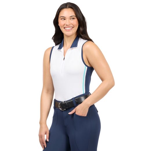 Kerrits Women's Agility Solid Coolcore Sleeveless Shirt - White