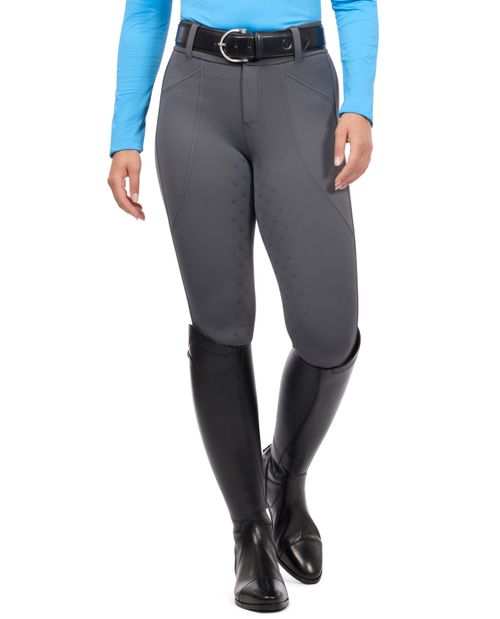 Kerrits Women's Free Motion Coolcore Full Seat Breeches - Carbon
