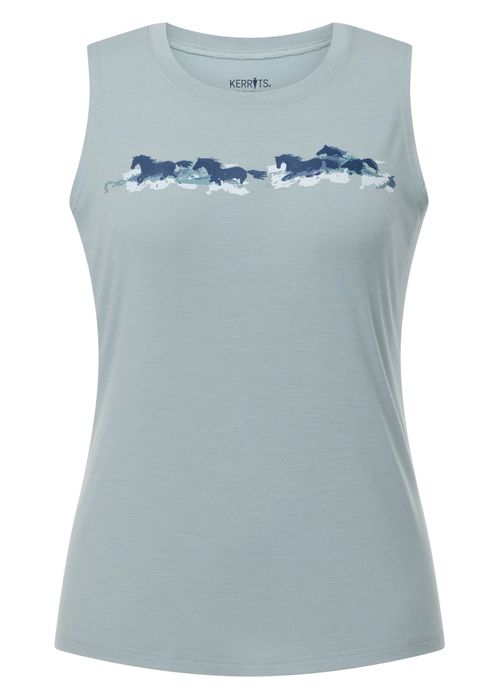 Kerrits Women's Horse Mirage Tank - Shoreline