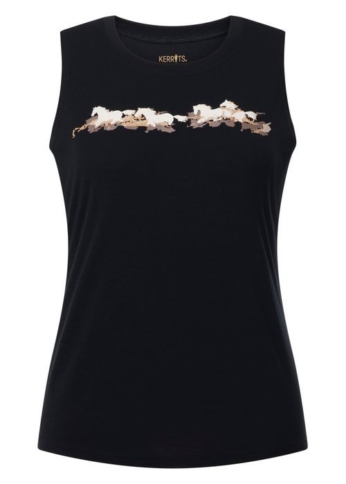Kerrits Women's Horse Mirage Tank - Black