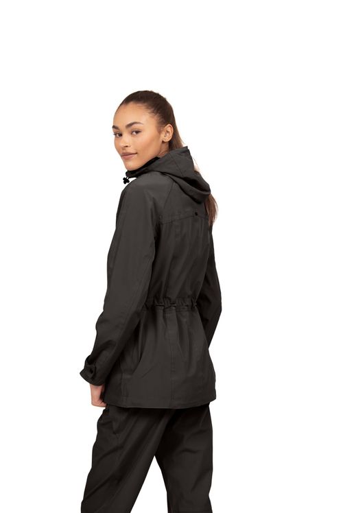 READY TO SHIP: Chestnut Bay Women's Waterproof Rainy Day Jacket - Medium - Black