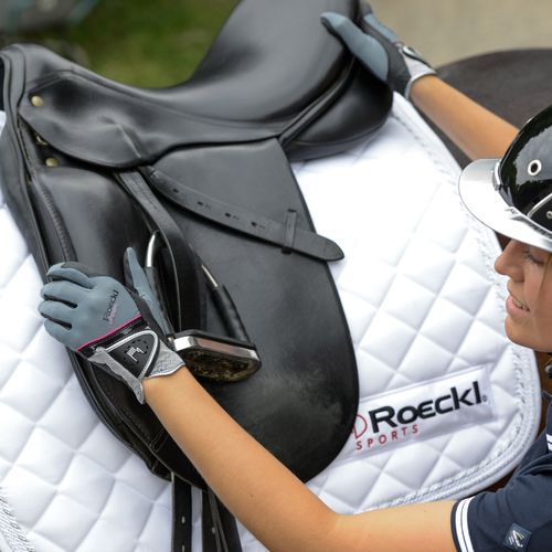 READY TO SHIP: Roeckl Madrid Riding Gloves - 7 - Grey