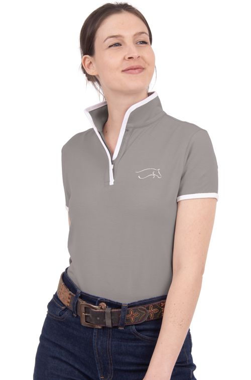 READY TO SHIP: Chestnut Bay Women's S2S Convertible Polo - X Small - Ash