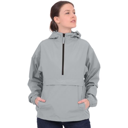 READY TO SHIP: Chestnut Bay Women's Waterproof 1/2 Zip Pullover - Medium - Steel Gray