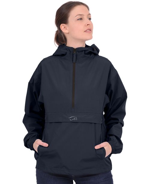 READY TO SHIP: Chestnut Bay Women's Waterproof 1/2 Zip Pullover - Small - Storm