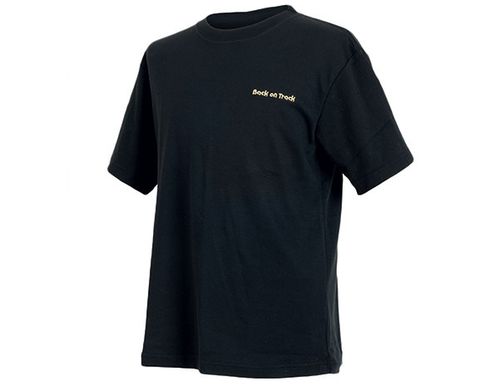 BARN BUSTER: Back on Track Therapeutic Short Sleeve Tee Shirt - X Small - Black
