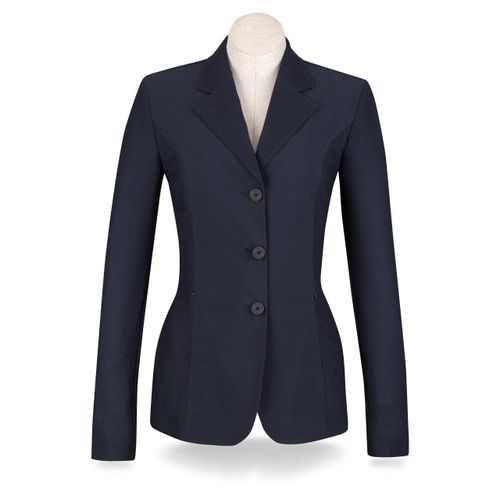 SALE RACK: RJ Classics Women's Harmony Mesh Show Coat - 0 Long - Navy