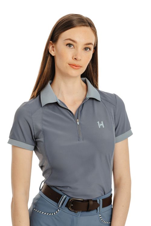 Horseware Women's Tech Polo - Indigo Orchid