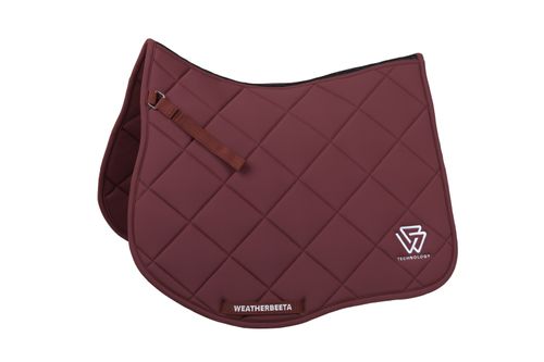 Weatherbeeta Soft Shell Pro 3D Air-Tec All Purpose Saddle Pad - Burgundy