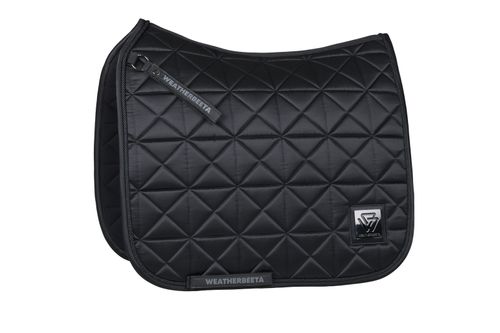Weatherbeeta Satin Luxe Air-Tec Dressage Saddle Pad - Black