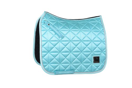 Weatherbeeta Satin Luxe Air-Tec Dressage Saddle Pad - Aqua