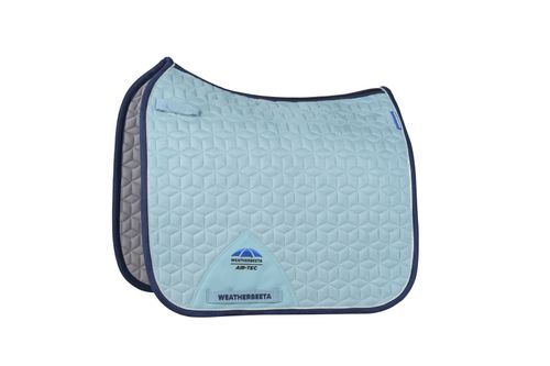 Weatherbeeta Suede Elite Air-Tec Dressage Saddle Pad - Aqua