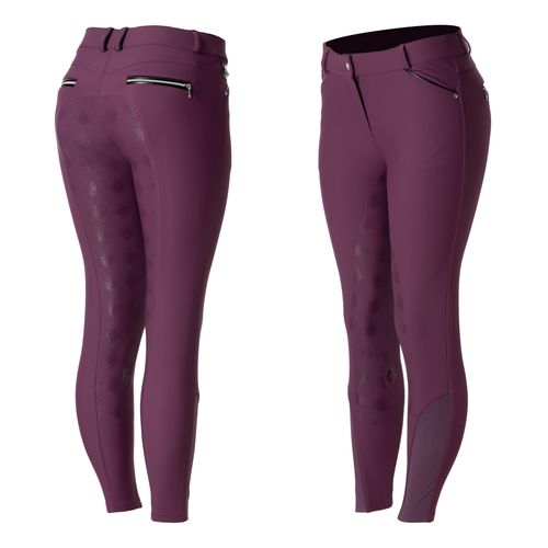 Equinavia Women's Elisabet Full Seat Breeches - Plum Wine