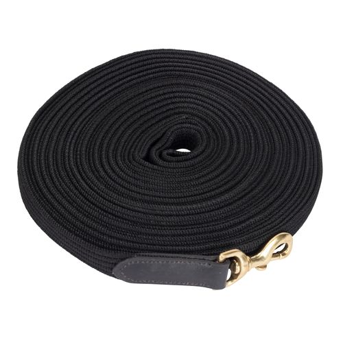 Shires ARMA Extra Long Cotton Lunge Line - Black