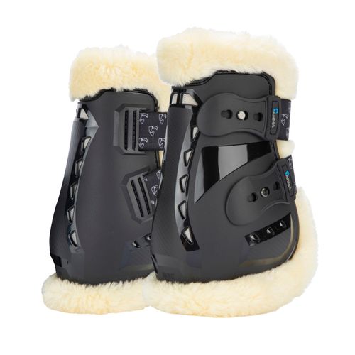 Shires ARMA Carbon SupaFleece Fetlock Boots - Black
