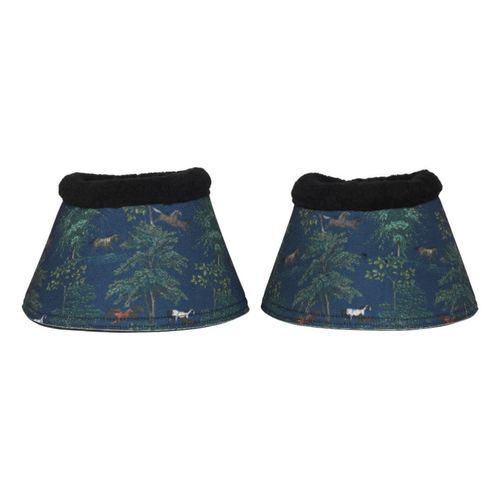 BARN BUSTER: Dapplebay Bell Boots - Small - Navy Autumn Toile