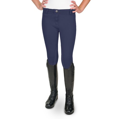 BARN BUSTER: Equistar Kids' Pull-On Breech - 6 - Navy