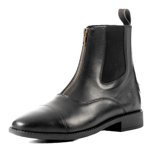 SALE RACK: Equinavia Women's Tora Leather Zip Paddock Boots - 7 - Black